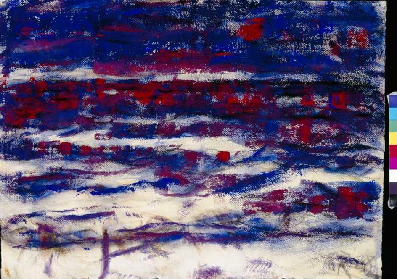 Ostseestrand bei Ahlbeck (Blau-rote Dämmerung) de Christian Rohlfs