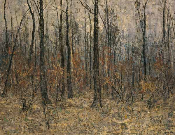 Woods inside (autumn woods) de Christian Rohlfs