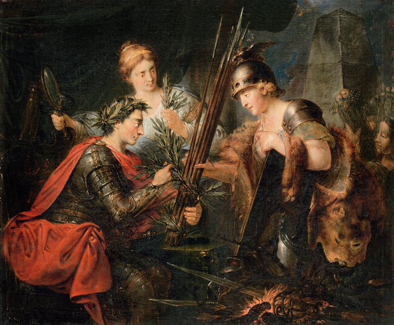 Frederick the Great creating the League of Princes de Christian Bernhard Rode