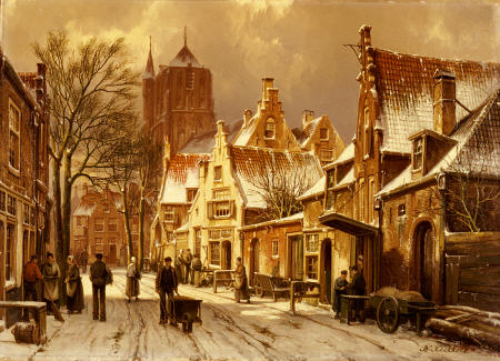 A Winter Street Scene de 