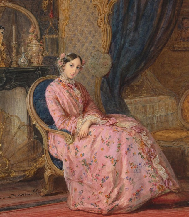 Portrait of Grand Duchess Maria Nikolaevna of Russia, Duchess of Leuchtenberg (1819-1876) de Christina Robertson