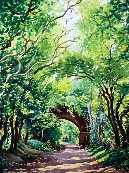 Sudbury Bridge and Trees de Christopher  Ryland