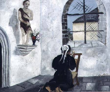 Breton Woman at Prayer de Christopher Wood