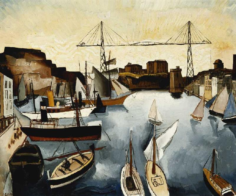 Im Hafen von Marseille de Christopher Wood