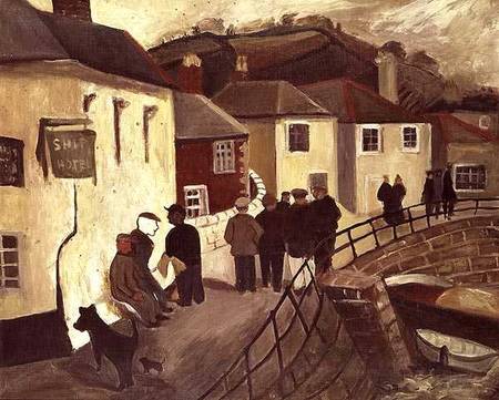 The Ship Hotel, Mousehole, Cornwall de Christopher Wood