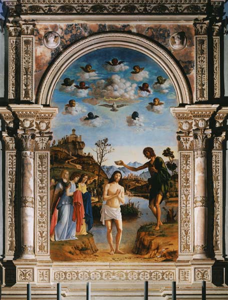 The Baptism of Christ de Giovanni Battista Cima da Conegliano