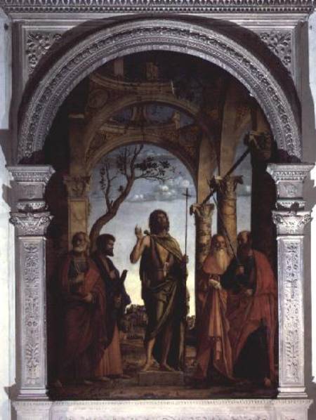 St. John the Baptist and Saints de Giovanni Battista Cima da Conegliano