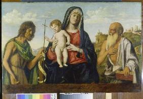 Maria with the child between Johannes the Täufer a