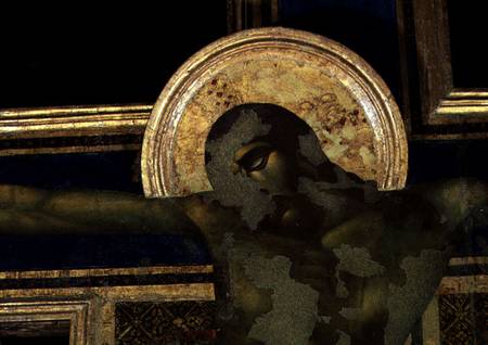 Crucifixion, detail of head de giovanni Cimabue
