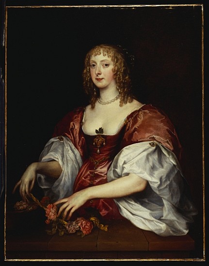 Portrait of a Lady, traditionally thought to be the Countess of Carnavon de (circle of) Sir Anthony van Dyck