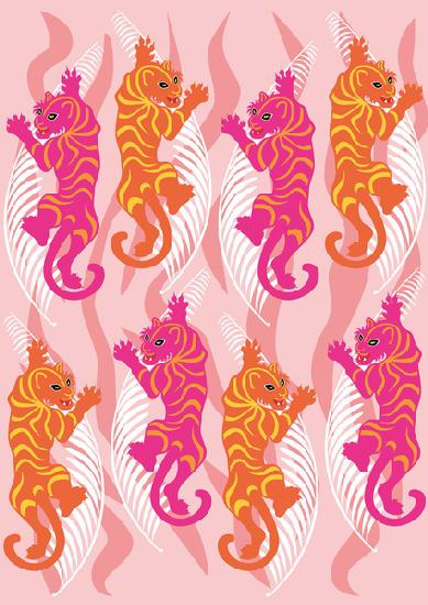 Hot Pink Tiger