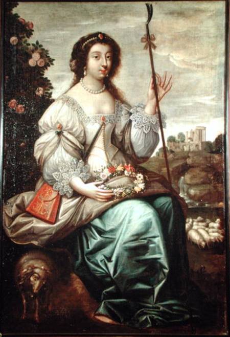 Julie d'Angennes (1607-71) as Astree de Claude Deruet