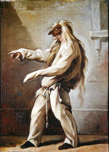 Character from the Commedia dell'Arte de Claude Gillot