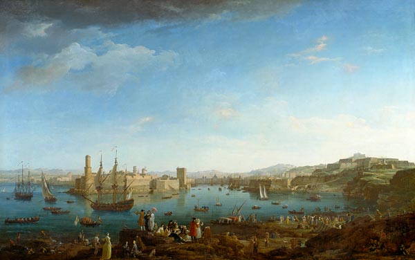 L'entrée du port de Marseille de Claude Joseph Vernet
