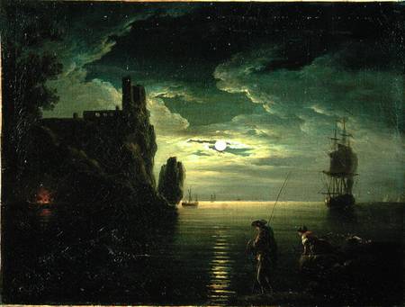 Evening Seascape de Claude Joseph Vernet
