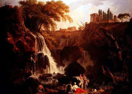Falls of Tivoli de Claude Joseph Vernet