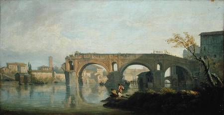 The Ponte Rotto, Rome de Claude Joseph Vernet