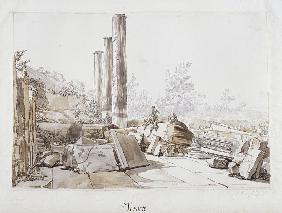 Ruins of the Temple of Serapis at Pozzuoli