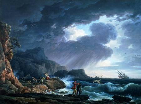 A Seastorm de Claude Joseph Vernet