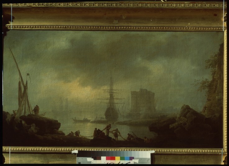 View of the Sea. Mist de Claude Joseph Vernet