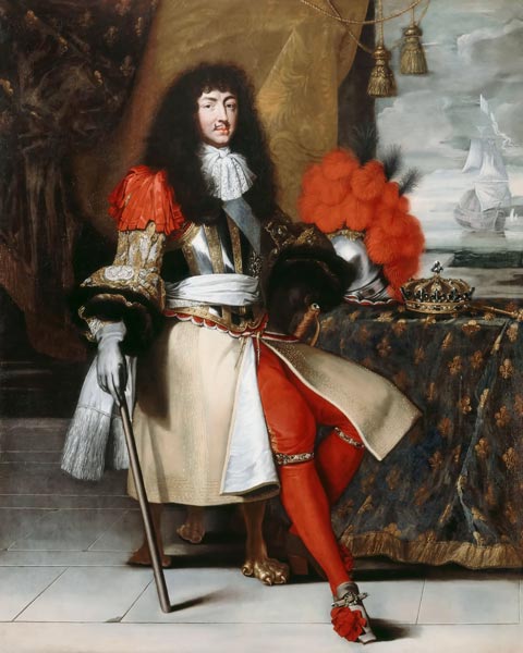 Louis XIV, King of France (1638-1715) de Claude Lefebvre