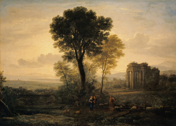 Morning (Landscape with Jacob, Rachel and Leah by the Well) de Claude Lorrain