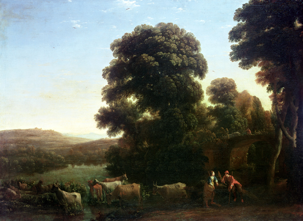 A Pastoral Landscape de Claude Lorrain
