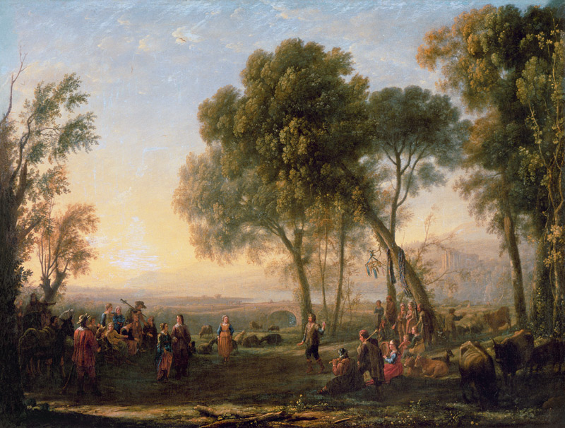 Landscape with a Country Dance de Claude Lorrain