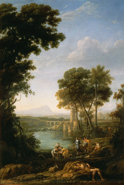 Landscape with the Finding of Moses de Claude Lorrain