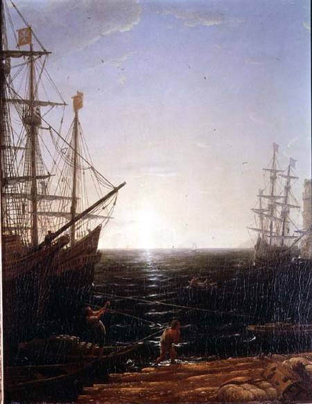 Harbour Scene (detail) de Claude Lorrain