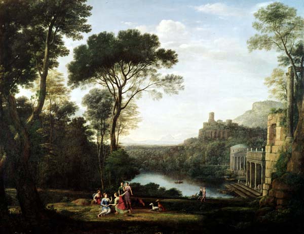 Landscape with the Nymph Egeria de Claude Lorrain