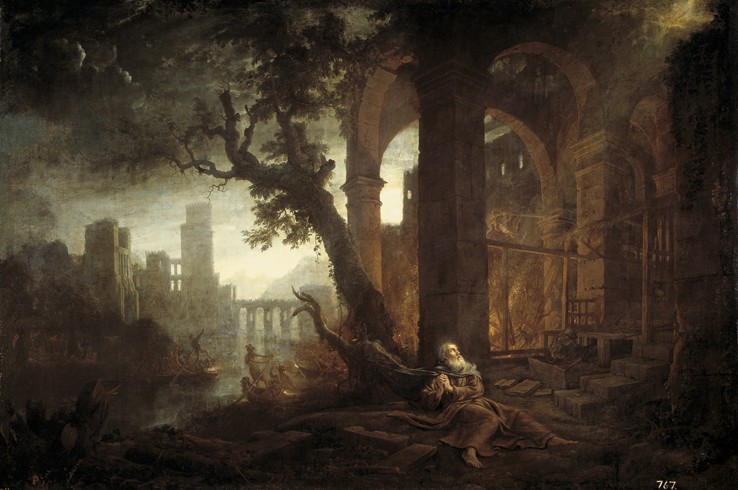 Landscape with the Temptation of Saint Anthony de Claude Lorrain