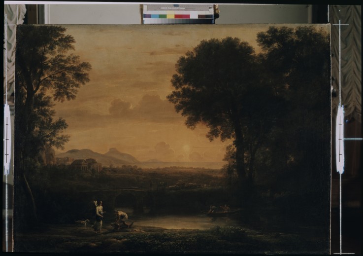 Landscape with Tobias and the Angel de Claude Lorrain