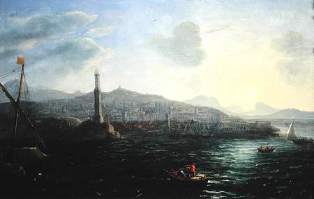 The Port of Genoa, Sea View de Claude Lorrain