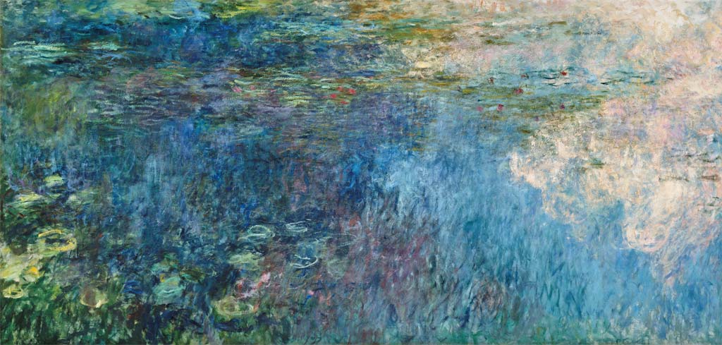 Nymphéas. Paneel C II. - Teilbild de Claude Monet