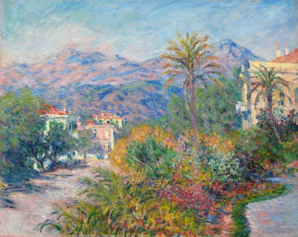 Vía romana en Bordighera de Claude Monet