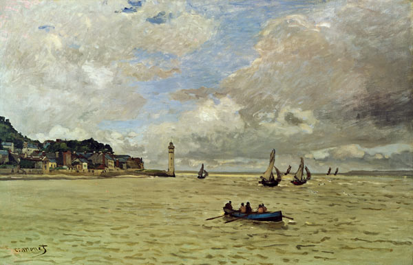 The lighthouse of Honfleur de Claude Monet