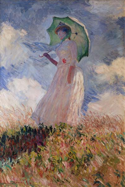 Woman with a Parasol de Claude Monet