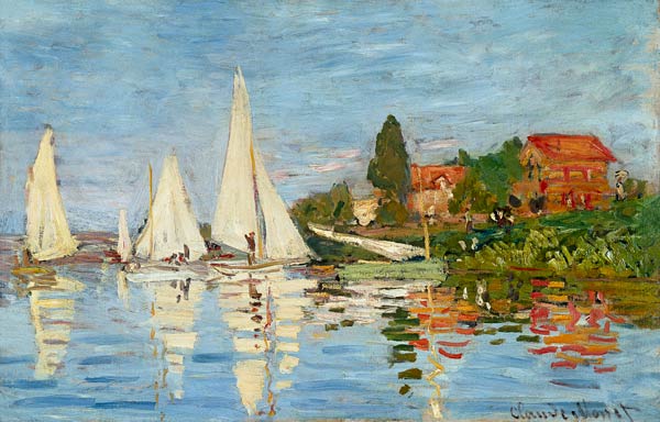 Regata en Argenteuil de Claude Monet