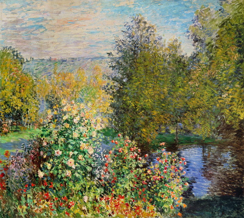 A Corner of the Garden at Montgeron de Claude Monet