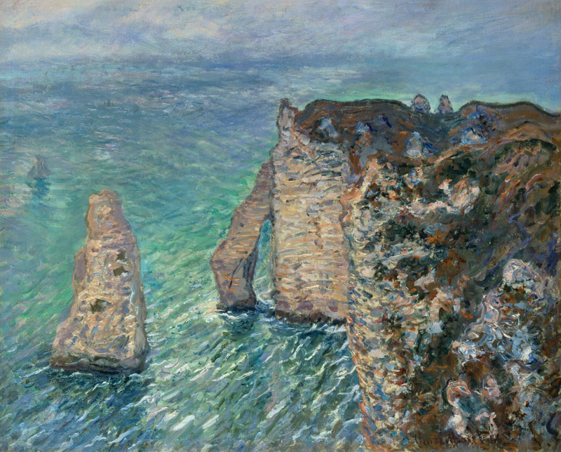 Aiguille and ports this ' Avel in Etretat. de Claude Monet