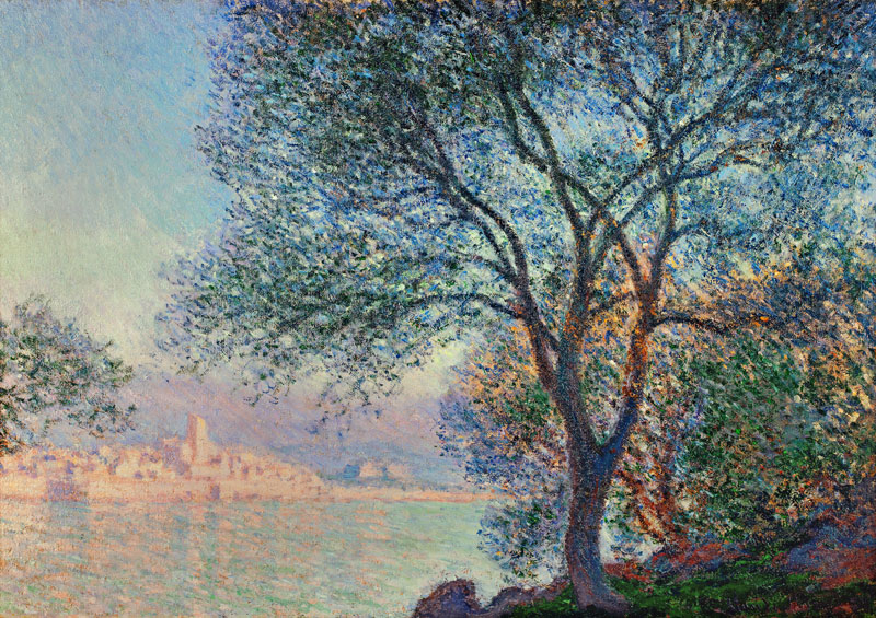 Antibes, view of the Salis de Claude Monet