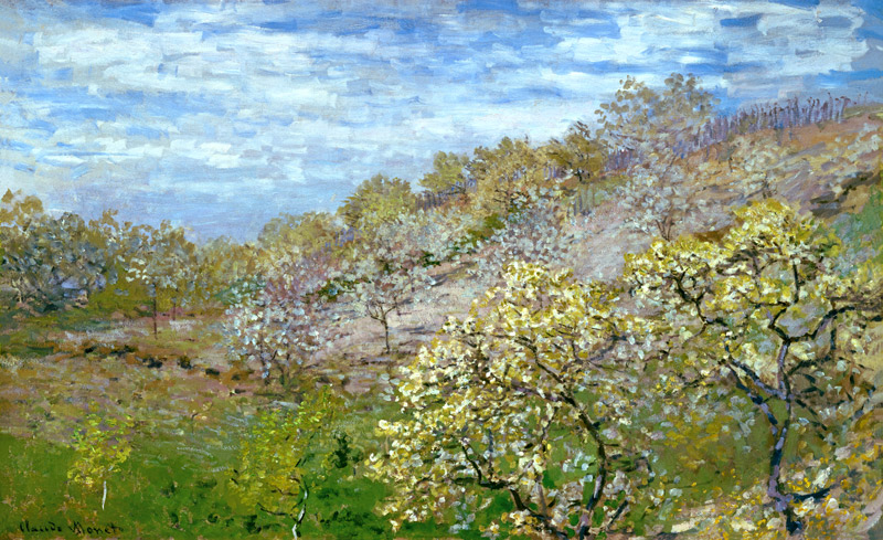 Árboles en Retoño de Claude Monet