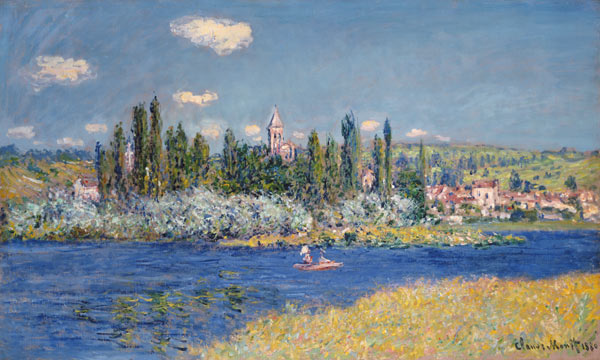 Blick auf Vetheuil de Claude Monet