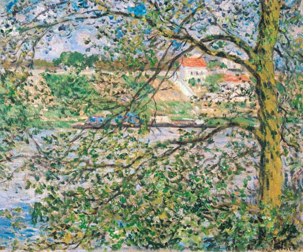 Look through trees de Claude Monet