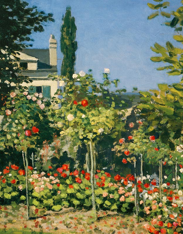 C.Monet / Garden in bloom (detail) de Claude Monet