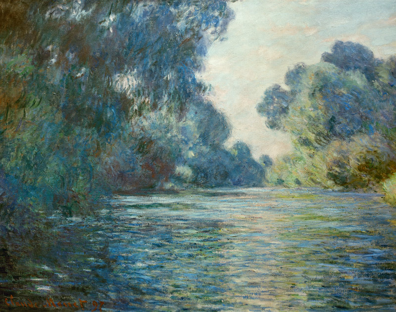 Branch of the Seine near Giverny de Claude Monet