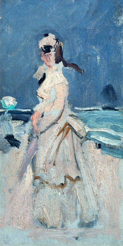Camille on the Beach de Claude Monet
