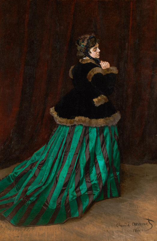 Camille, or The Woman in the Green Dress de Claude Monet