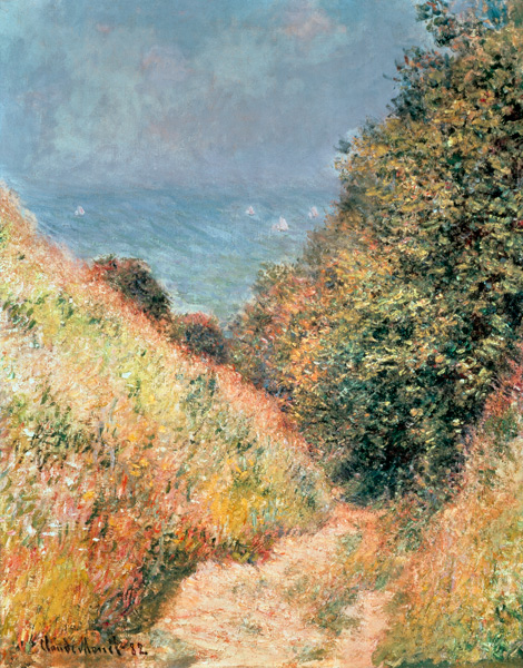 Chemin de la Cavee, Pourville de Claude Monet